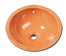 Carrelage - Décoration - Vasque ronde diamètre 38- Cuisine - Salle de Bains - Faïence de Provence à Salernes