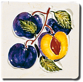 Carrelage - Décoration - Cocktail de Fruits- Motif - Design - Faïence de Provence à Salernes