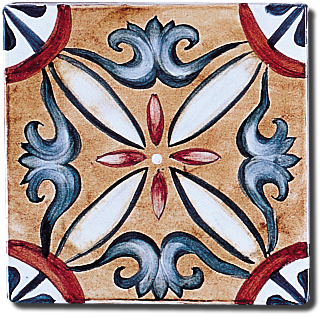 Carrelage - Décoration - Les Médiévales- Motif - Design - Faïence de Provence à Salernes