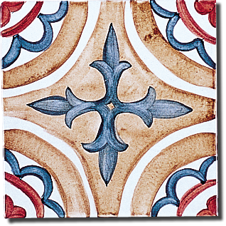 Carrelage - Décoration - Les Médiévales- Motif - Design - Faïence de Provence à Salernes