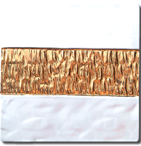 Carrelage - Décoration - Lichen Intérieur Bronze Ext Chocolat- Motif - Design - Faïence de Provence à Salernes